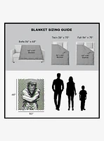 DC Comics Laughing Man 50x60" Silk Touch Throw Blanket