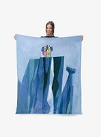 Disney Up Touched Down 50x60" Silk Touch Throw Blanket