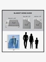 Disney Up Touched Down 50x60" Silk Touch Throw Blanket