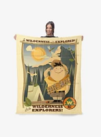 Disney Up Wilderness Explorers 50x60" Silk Touch Throw Blanket