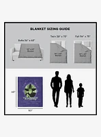 The Wizard of Oz Wicked Bad 50x60" Silk Touch Throw Blanket