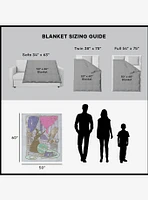 The Wizard of Oz Wicked Witch 50x60" Silk Touch Throw Blanket