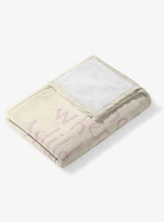 Where The Wild Things Are Find Me Pink 50x60" Silk Touch Throw Blanket