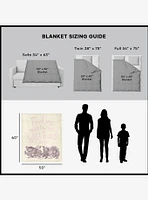 Where The Wild Things Are Find Me Pink 50x60" Silk Touch Throw Blanket