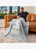 Where The Wild Things Are King Of All 50x60" Silk Touch Throw Blanket