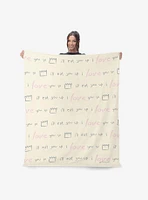 Where The Wild Things Are We'll Eat You Up 50x60" Silk Touch Throw Blanket