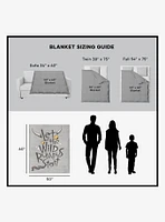 Where The Wild Things Are Wild Rumpus 50x60" Silk Touch Throw Blanket