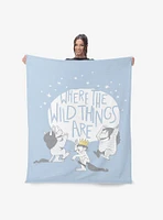 Where The Wild Things Are Wild Things 50x60" Silk Touch Throw Blanket