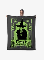 The Wizard of Oz Don't Add Water 50x60" Silk Touch Throw Blanket