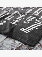 Star Wars Classic Quotes Sidious Legal 50x60" Silk Touch Throw Blanket