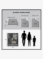 Star Wars Classic Quotes Obi-Wan No Moon 50x60" Silk Touch Throw Blanket