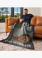 Star Wars Classic Quotes Luke Bad Feelings 50x60" Silk Touch Throw Blanket