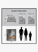 Star Wars Classic Quotes Luke Bad Feelings 50x60" Silk Touch Throw Blanket