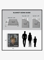 Star Wars Classic Quotes Luke Skywalker 50x60" Silk Touch Throw Blanket