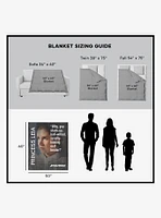 Star Wars Classic Quotes Leia 50x60" Silk Touch Throw Blanket