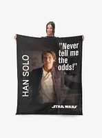 Star Wars Classic Quotes Han Solo 50x60" Silk Touch Throw Blanket