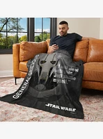 Star Wars Classic Quotes General Grievous 50x60" Silk Touch Throw Blanket