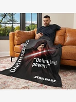 Star Wars Classic Quotes Darth Sidious 50x60" Silk Touch Throw Blanket