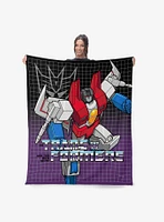 Transformers G1 Grid Starscream 50x60" Silk Touch Throw Blanket