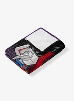 Transformers G1 Grid Starscream 50x60" Silk Touch Throw Blanket