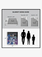 Transformers G1 Grid Soundwave 50x60" Silk Touch Throw Blanket