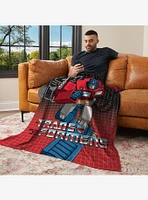 Transformers G1 Grid Optimus Prime 50x60" Silk Touch Throw Blanket