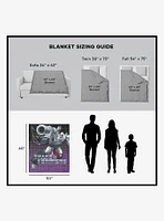 Transformers G1 Grid Megatron 50x60" Silk Touch Throw Blanket