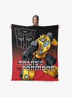 Transformers G1 Grid Bumblebee 50x60" Silk Touch Throw Blanket