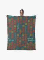 Transformers One Shall Stand One Shall Fall 50x60" Silk Touch Throw Blanket