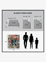 Marvel Thor Comic 50x60" Silk Touch Throw Blanket