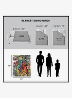 Marvel Ghost Rider Comic 50x60" Silk Touch Throw Blanket