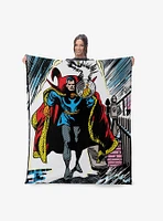 Marvel Dr. Strange Comic 50x60" Silk Touch Throw Blanket