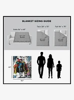 Marvel Dr. Strange Comic 50x60" Silk Touch Throw Blanket