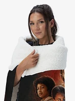 Star Wars Skeleton Crew Collage Silk Touch Sherpa Throw Blanket
