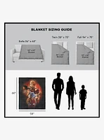 Star Wars Skeleton Crew Collage Silk Touch Sherpa Throw Blanket