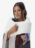 Star Wars Skeleton Crew Portraits Silk Touch Sherpa Throw Blanket