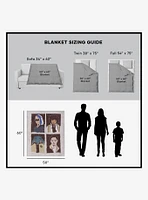 Star Wars Skeleton Crew Portraits Silk Touch Sherpa Throw Blanket