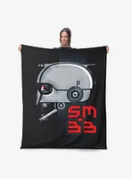 Star Wars Skeleton Crew Side Profile Silk Touch Sherpa Throw Blanket