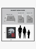 Star Wars Skeleton Crew Side Profile Silk Touch Sherpa Throw Blanket