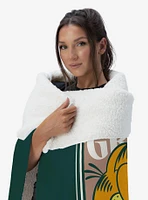 Garfield The Great Indoors Silk Touch Sherpa Throw Blanket