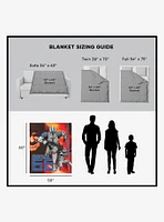 Star Wars Revenge of the Sith Order 66 Silk Touch Sherpa Throw Blanket
