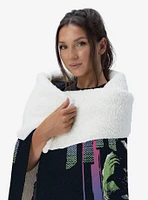 DC Comics Arkham Asylum Silk Touch Sherpa Throw Blanket