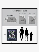 DC Comics Arkham Asylum Silk Touch Sherpa Throw Blanket