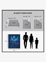 DC Comics Batman Villains Silk Touch Sherpa Throw Blanket