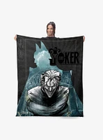 DC Comics Joker's Embrace Silk Touch Sherpa Throw Blanket
