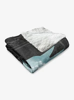 DC Comics Joker's Embrace Silk Touch Sherpa Throw Blanket