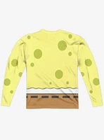SpongeBob SquarePants Wink Face Long Sleeve Sublimated T-Shirt