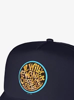 Willy Wonka And The Chocolate Factory Logo Foam Trucker Hat