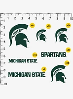 Michigan State University Spartans 100 Ct Sticker Pack
