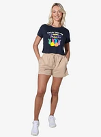 Peeps Easter Chillin' With My Womens Crop Top